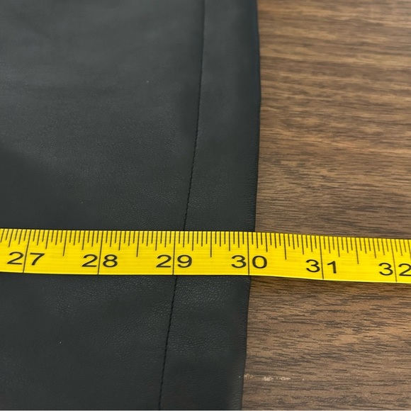 Zara Black Sleeveless girl dress faux leather 11-12 yrs - Picture 11 of 11